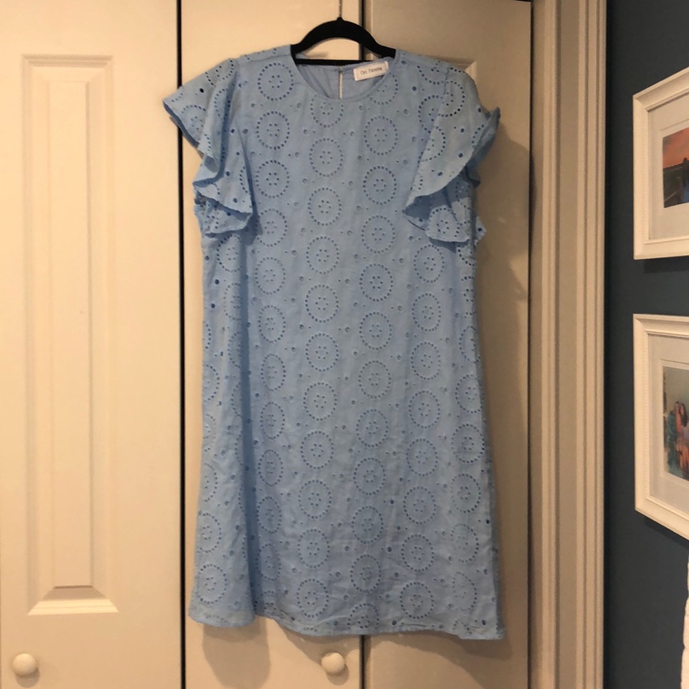 Blue dress